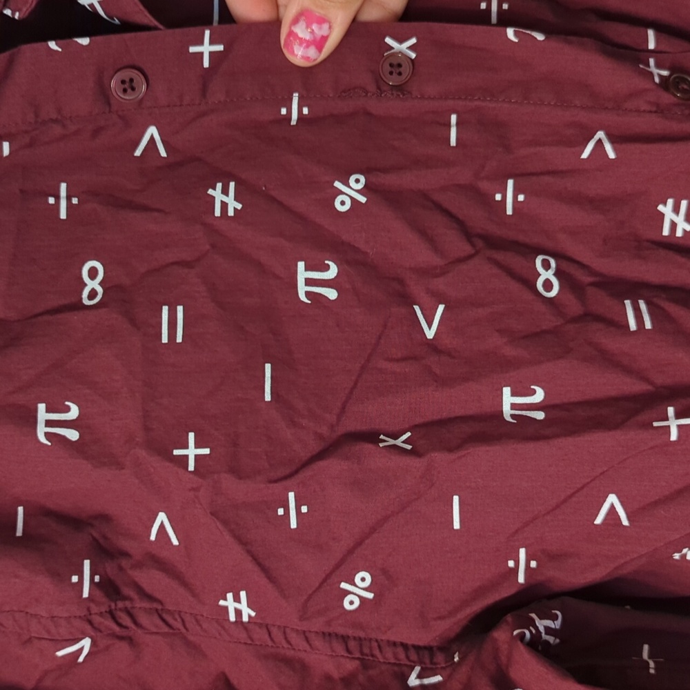 Men's math shirt